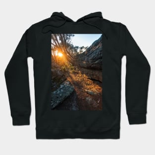 Sunrise on Blackwall Mountain on NSW Central Coast Hoodie